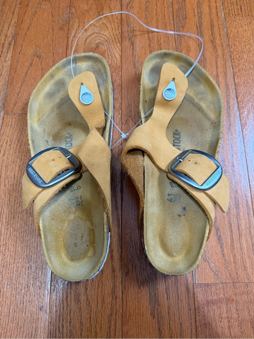 Birkenstock Gizeh Big Buckle Leather Thong Sandals EU 41 US 10